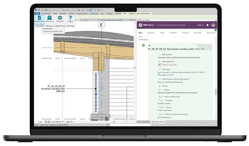 NBS Chorus usage in Revit